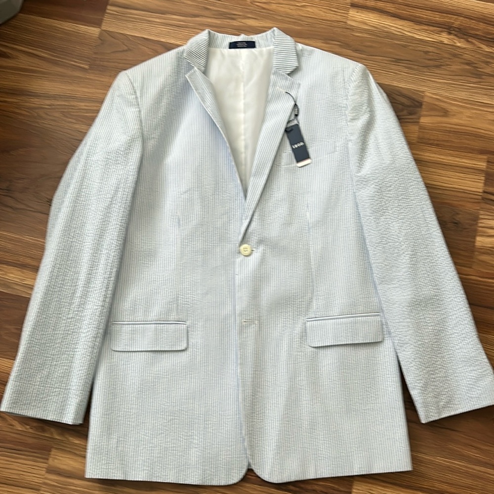 Big Boys Seersucker Blazer